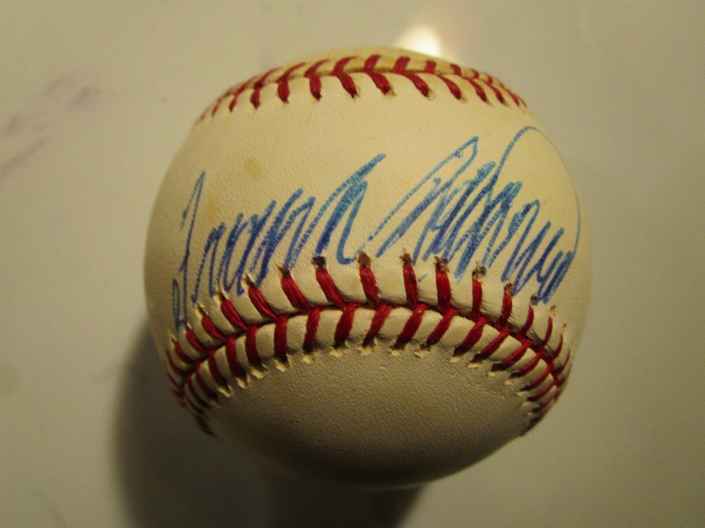 Frank Robinson Signed Autographed MLB Baseball Reds-