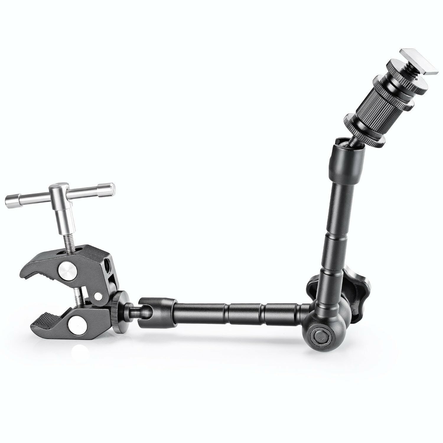 US 11" Articulating Magic Arm + Super Clamp Crab for DSLR Camera LCD Monitor LED