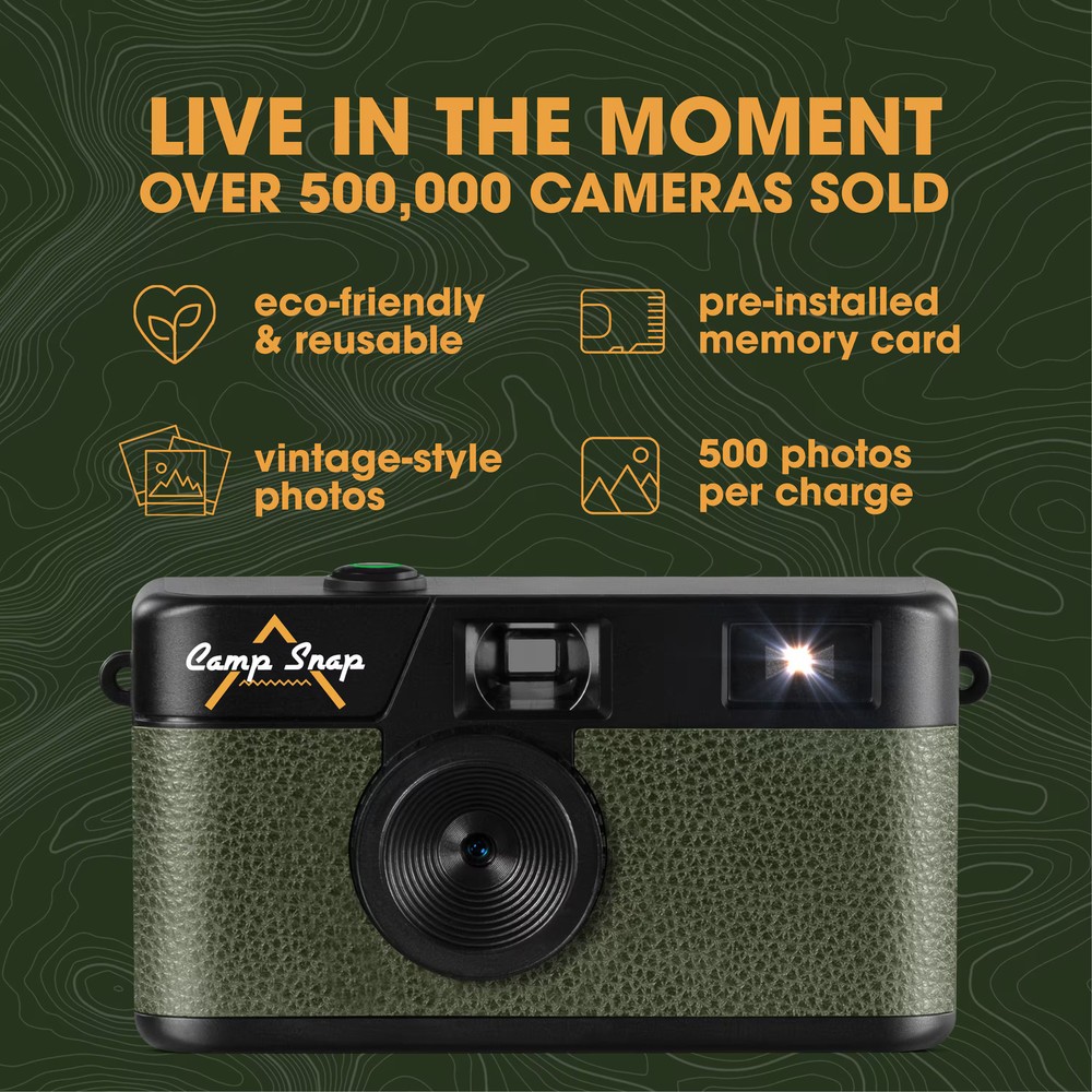 Camp Snap - Screen Free Digital Camera - Green