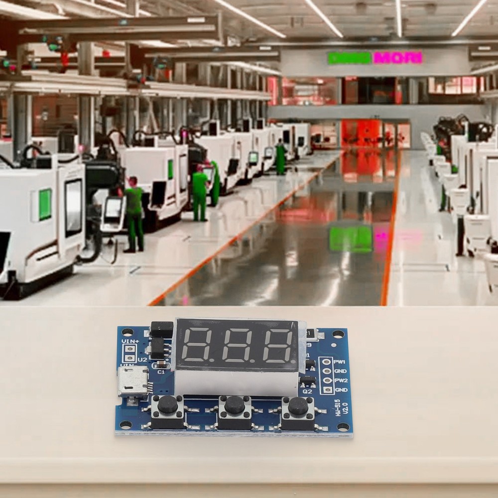 Compact 2 Channel Square Wave Generator Module with LED Display Buy Now