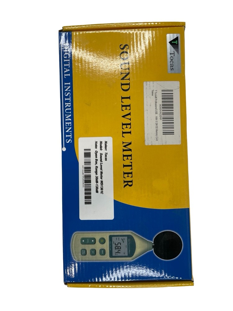 TOCAS	Sound Level Meter WS1361C