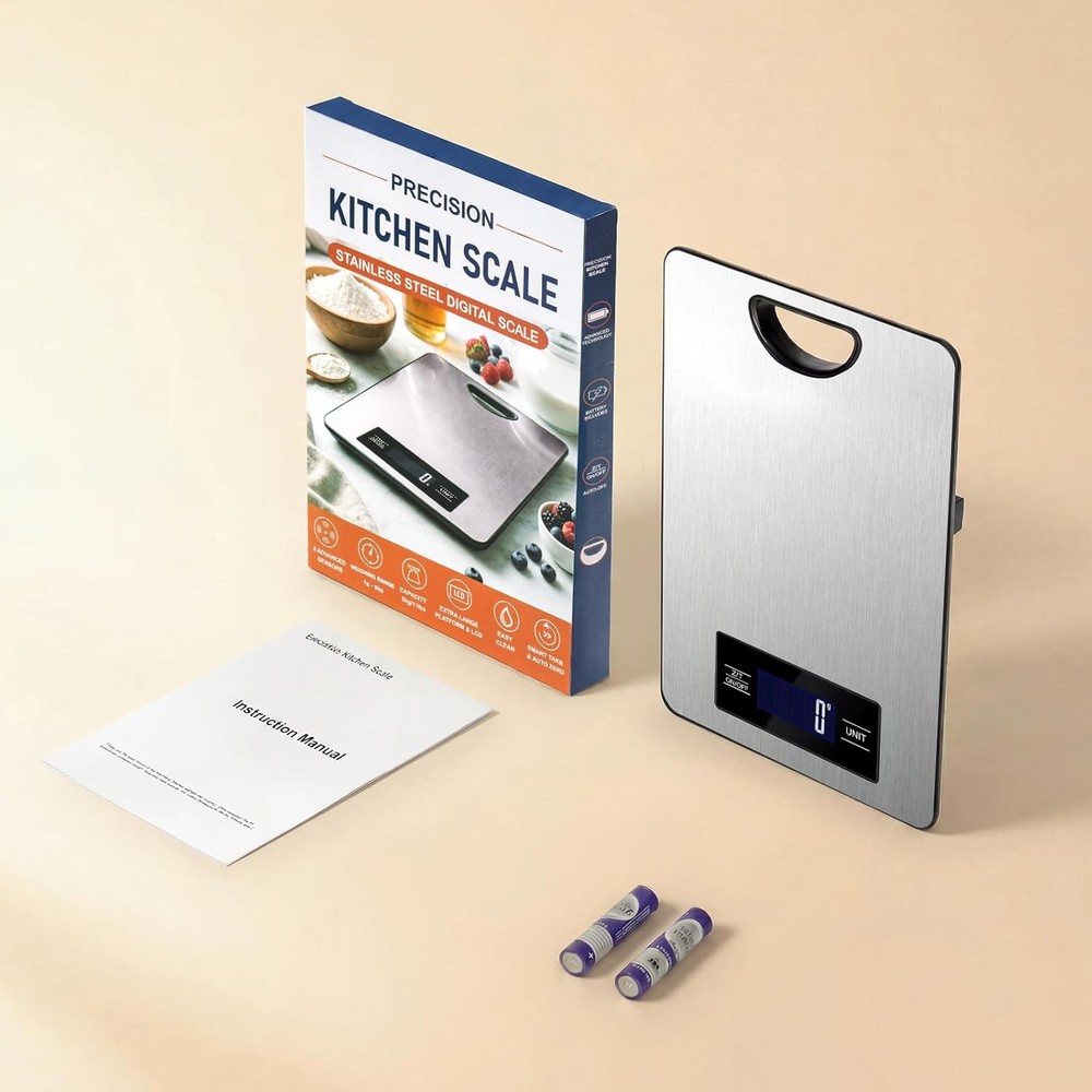 Food Scale Digital Food Scale Kitchen Scale W/ Hang Loop 11lb Precise Baking
