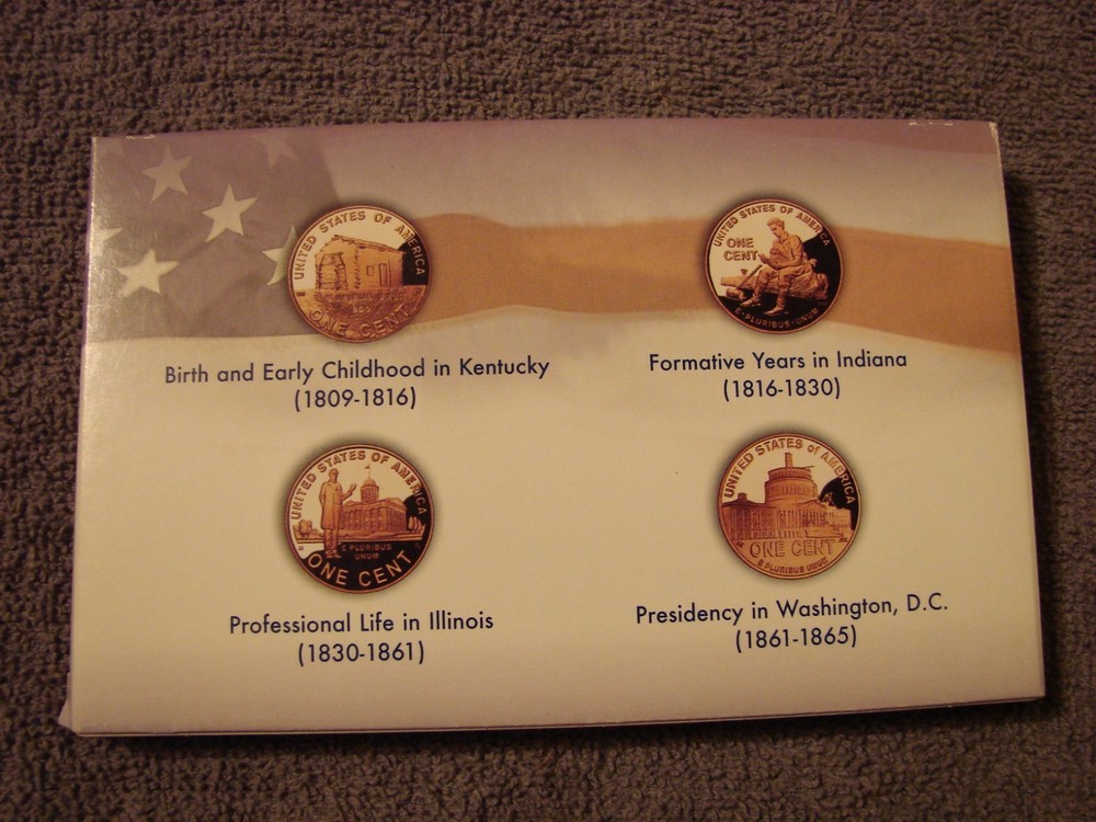 2009 S Lincoln Bicentennial One Cent Proof Set US Mint