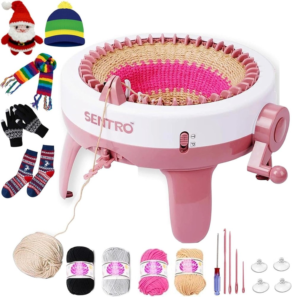 Efficient 48-Needle Knitting Machine – Ideal for Personalized Winter Gifts