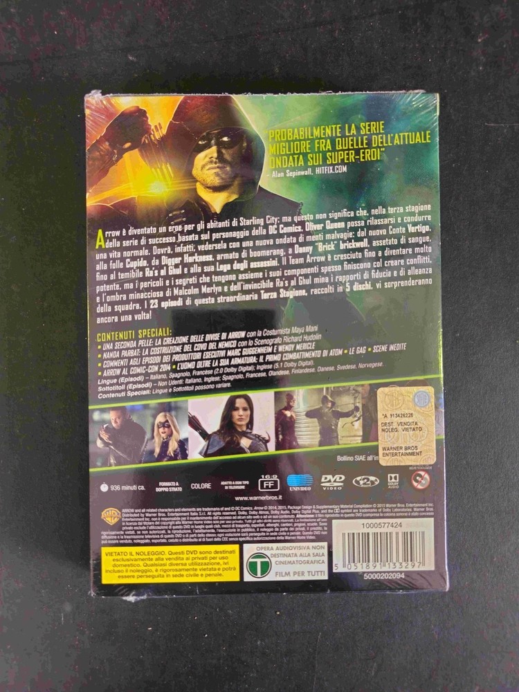 blu-ray ARROW, season 3