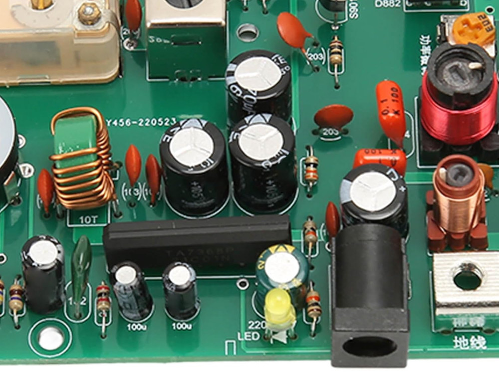 AM Transmitter Kit,Radio Medium Transmitter Adjustable 530‑1600KHZ DIY for Schoo