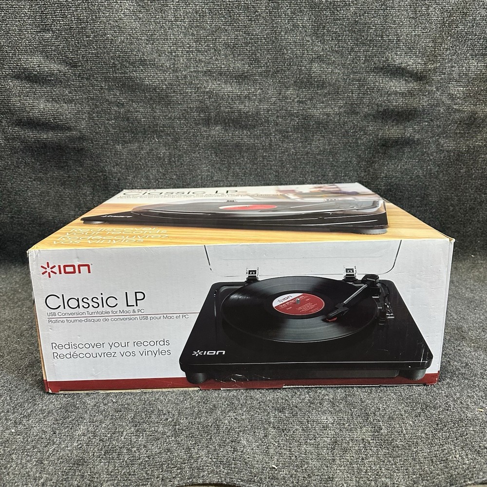 ION Classic LP Mac & PC USB Conversion Turntable Digital Music Record Player