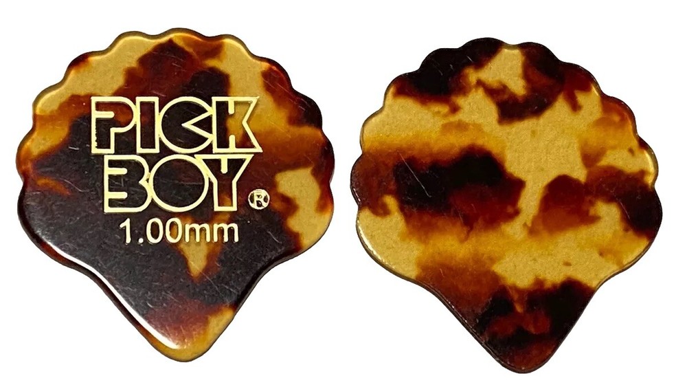 Pickboy-#17- Ice Cream Cone-Guitar Picks- Prototype-Pickboy-Heavy- Tort-2 Picks