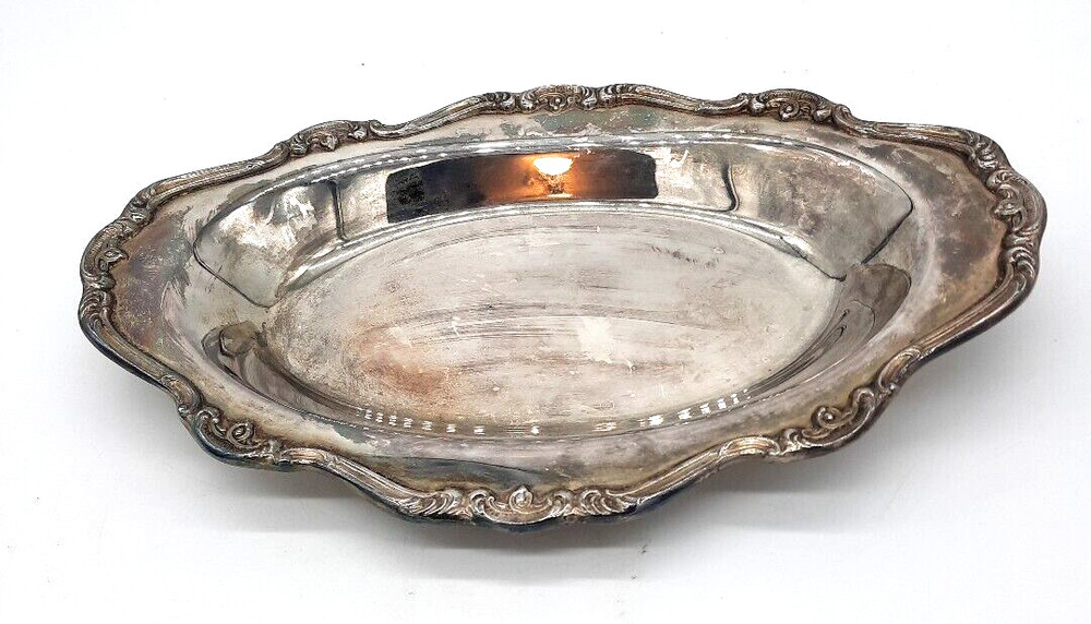 Vintage Gorham EP Brass 12.5" Oval Serving Platter