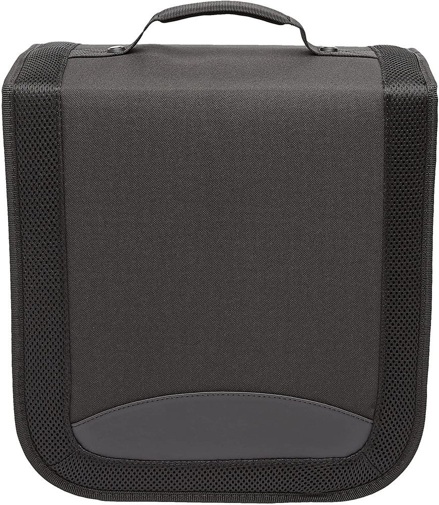 Amazon Basics Polyester CD/DVD Portable Storage Binder, 400-Capacity, Black