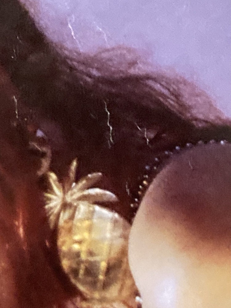 Cyndi Lauper 1984 Poster Funky Purple Z