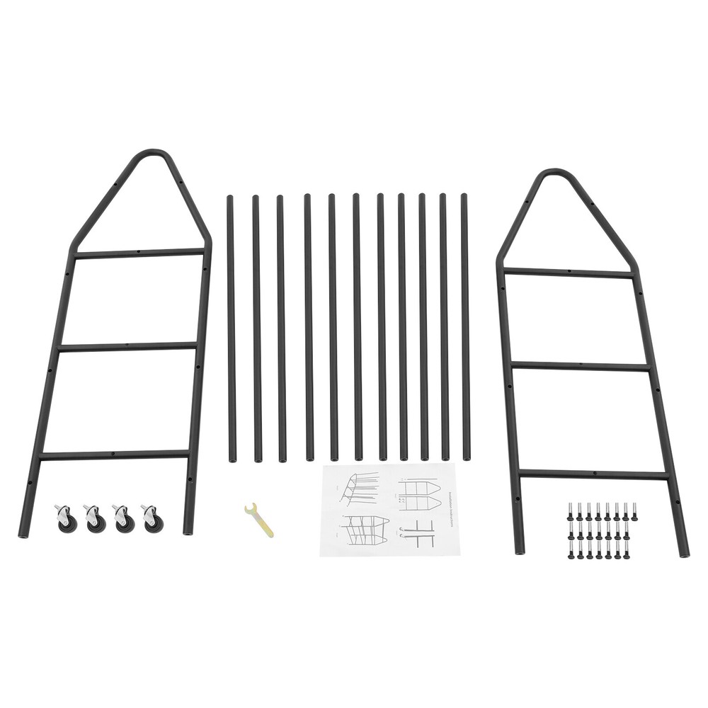 4 Tier Rolling Printer Filament Storage Rack, Filament Spool Holder with Wheels