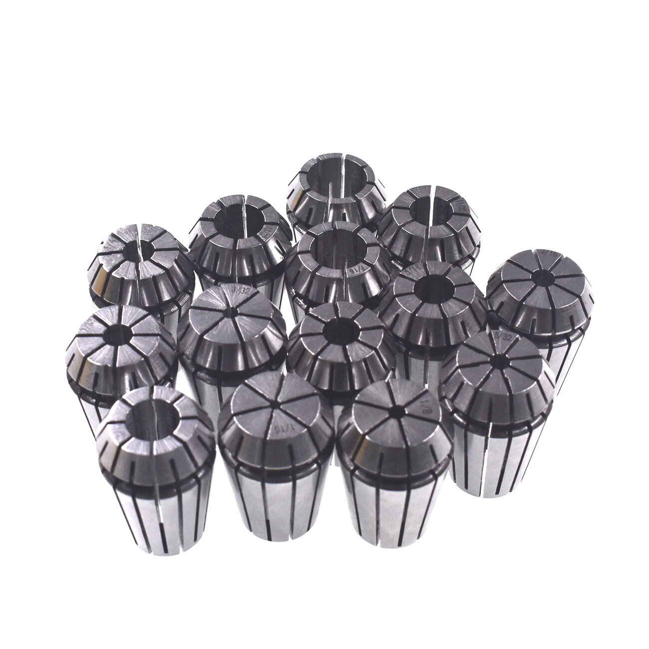 14pcs ER20 Spring Collet Set Kit 1/16"-1/2" CNC Super Precision 3/8 1/4 1/8 US