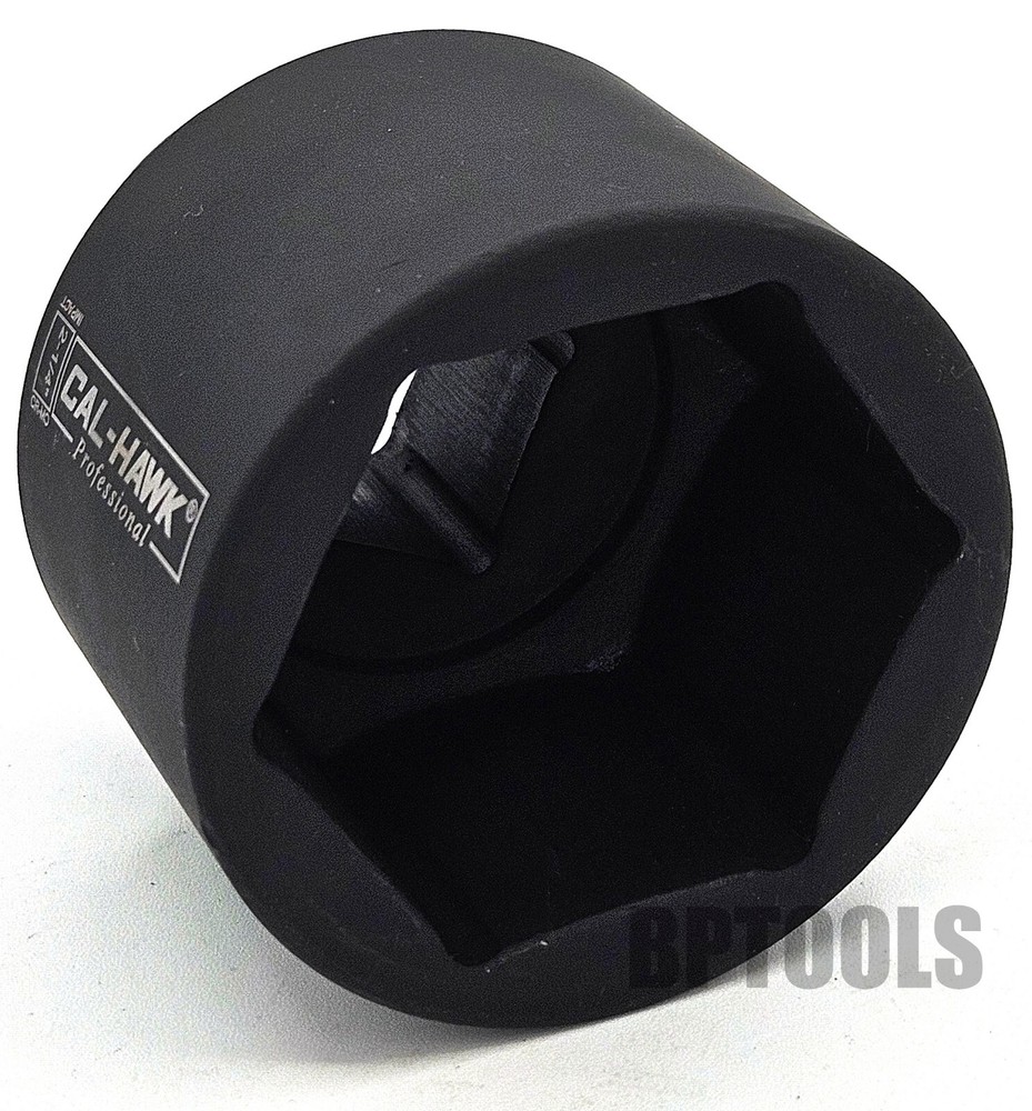 2-1/4" Deep Impact Spindle Socket 1" Drive 6 Point Axle Nut Socket Remover CR-MO