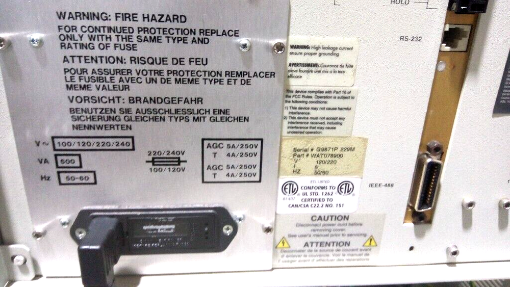 Waters 717 Plus HPLC Autosampler Liquid Chromatography WAT078900 Carousel Error