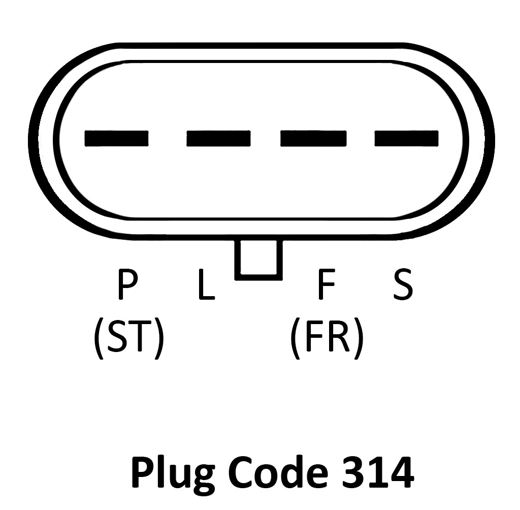 New Alternator For Chevy GMC Silverado Sierra 1500 4.3 4.8L 5.3L 4 Pin Connector