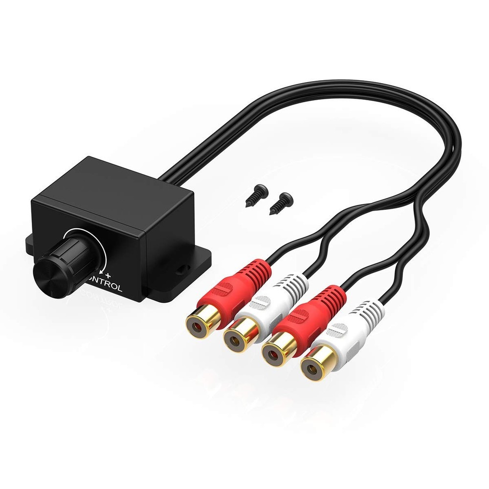 Enhance Your Audio with Universal RCA Remote Amp Level Controller - Easy Install