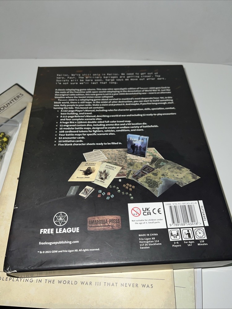 Twilight 2000 RPG: Core Box Set Open Box Still New Inside