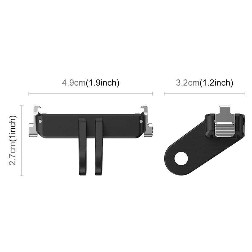 Action Camera Mount Bracket Magnetic Quick-Release Base for Insta360 GO Ultra