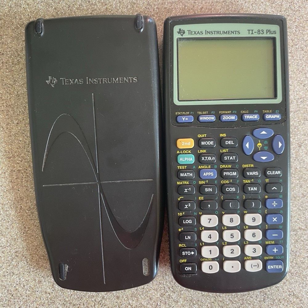 Texas Instruments Ti-83 Plus Scientific Graphing Calculator  - Black