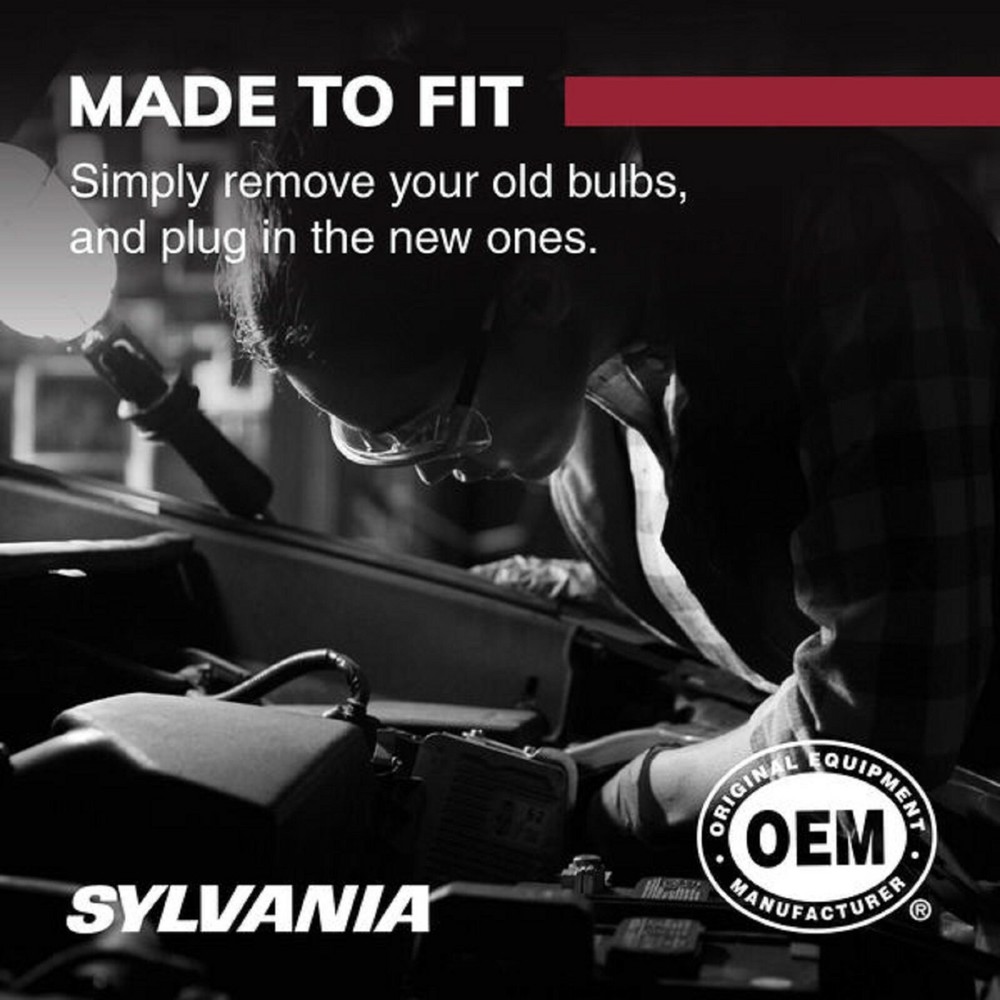 Sylvania Basic 3457 29/8.3W Two Bulbs Brake Stop Tail Upgrade Replace OE Made US