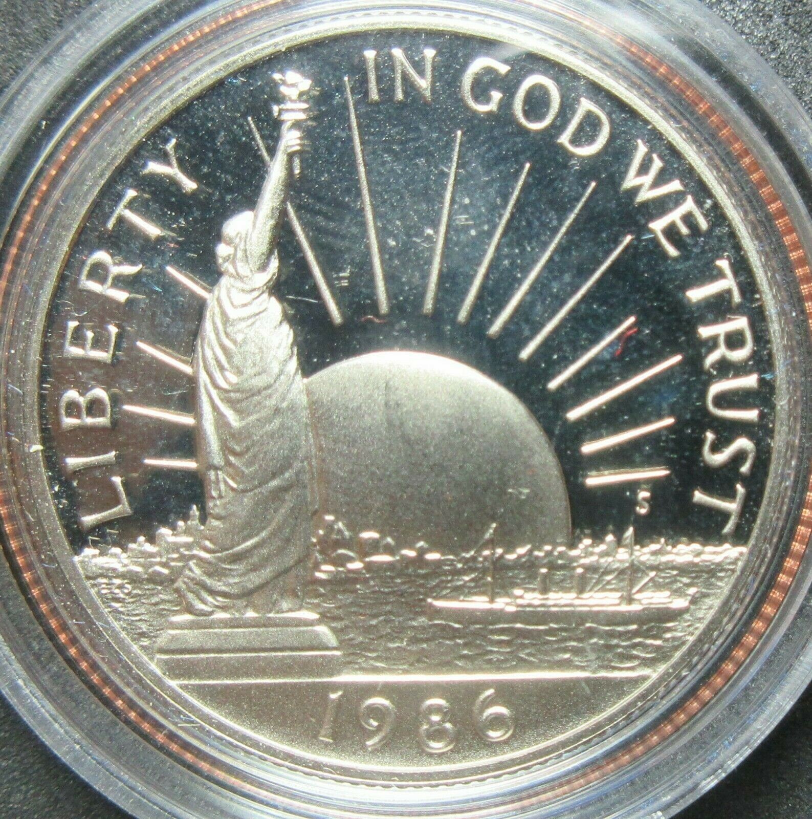1986-S Statue of Liberty Commemorative Half Dollar - Beautiful Proof Coin