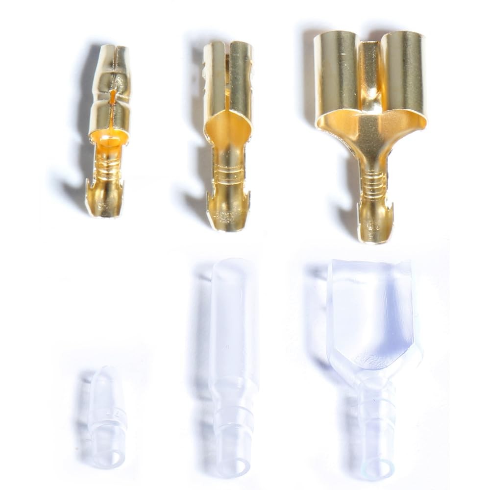 4.0mm Bullet Terminals, Docking Quick Connector, Insulating Sleeves, Brass