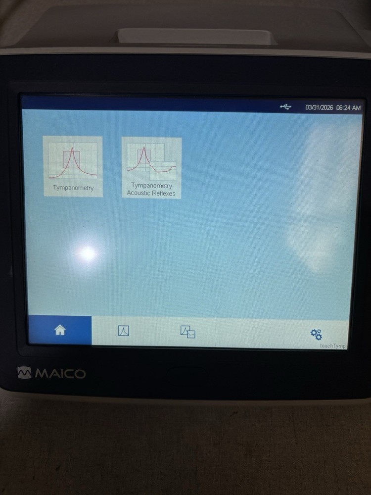 Maico TouchTymp Tympanometer with Hand piece