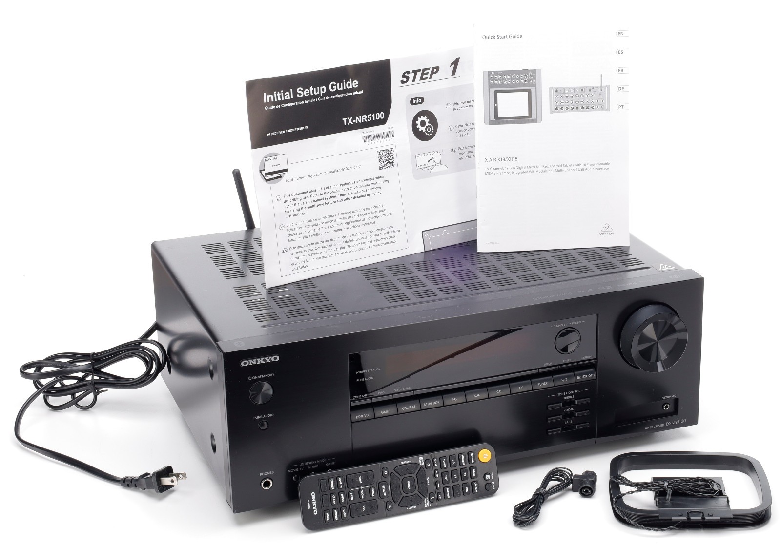 Onkyo TX-NR5100 80-watt 7.2-channel A/V Receiver