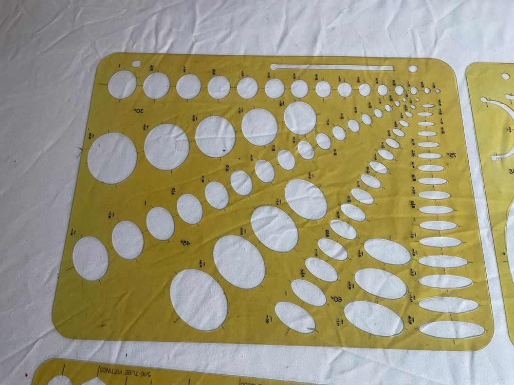 Lot Drafting Drawing Templates RapiDesign Pickett Clear View Automatic Electric