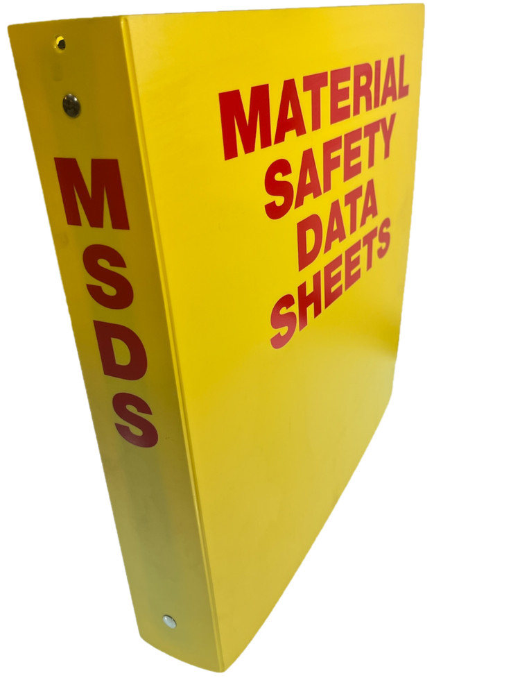 Brady MSDS Material Safety Data Sheets Binder