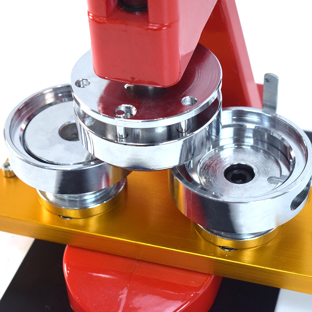 58mm 2.3" Button Maker Badge Press 100 Pcs Circle Cutter Manual Making Machine