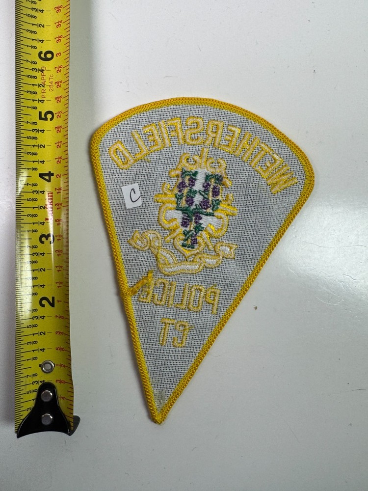 Wethersfield Police Connecticut CT Patch BB6C