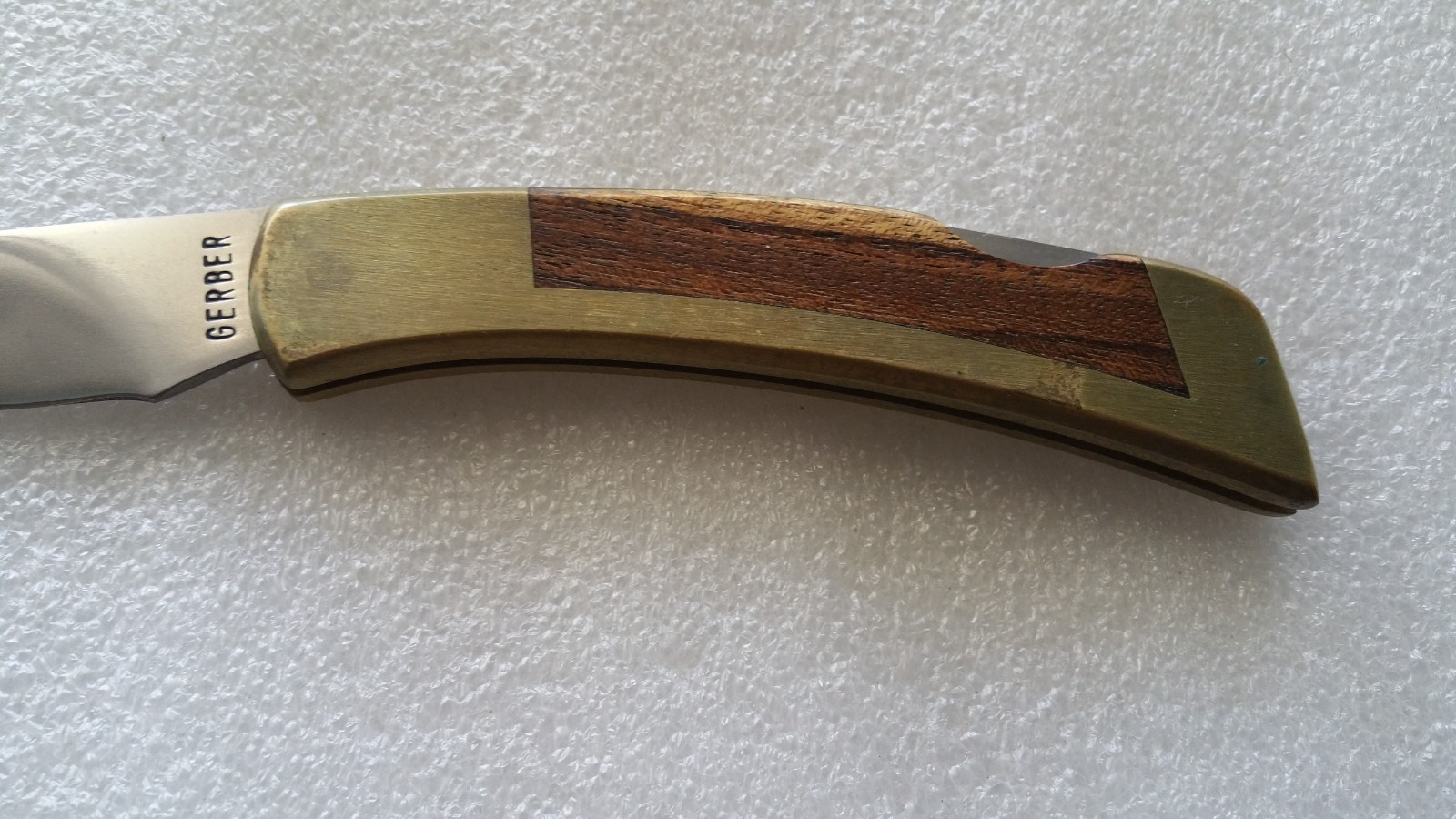 Gerber Sportsman II 2 Pocket Knife Folding Lockback Hunter Vintage + Sheath 80's