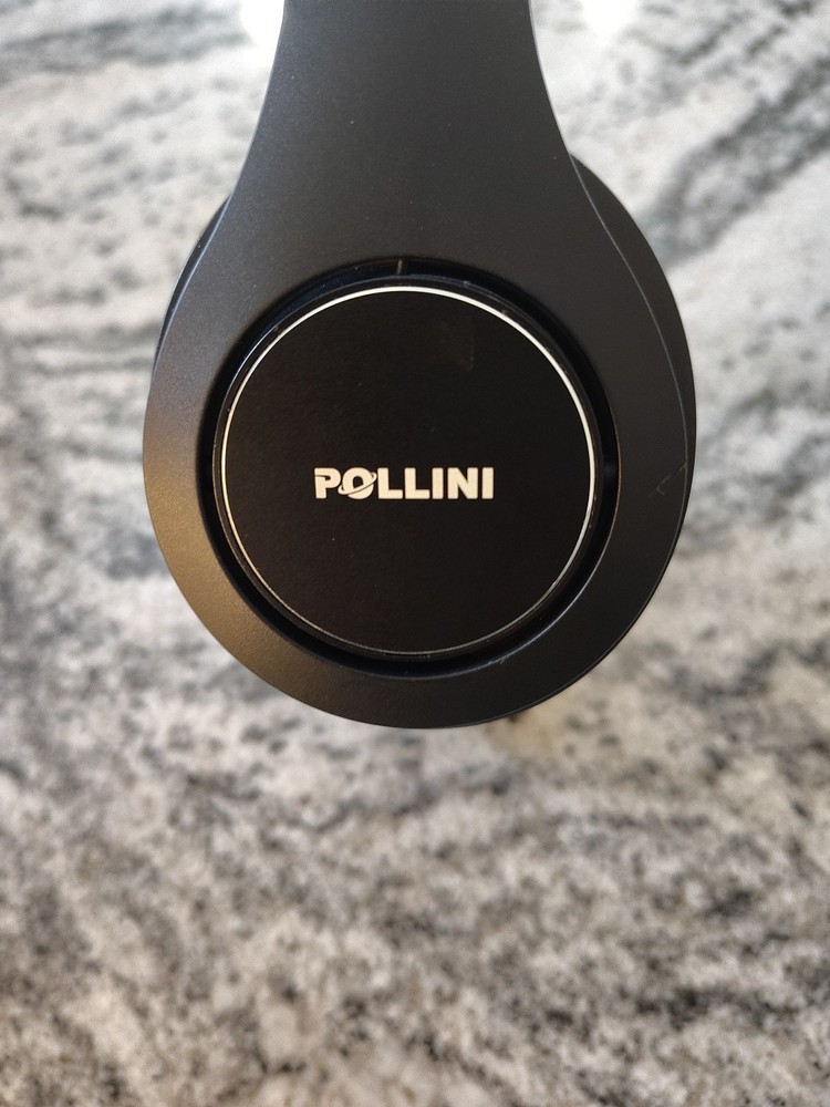Pollini black Bluetooth Playtime Foldable Over Ear Wireless Headphones