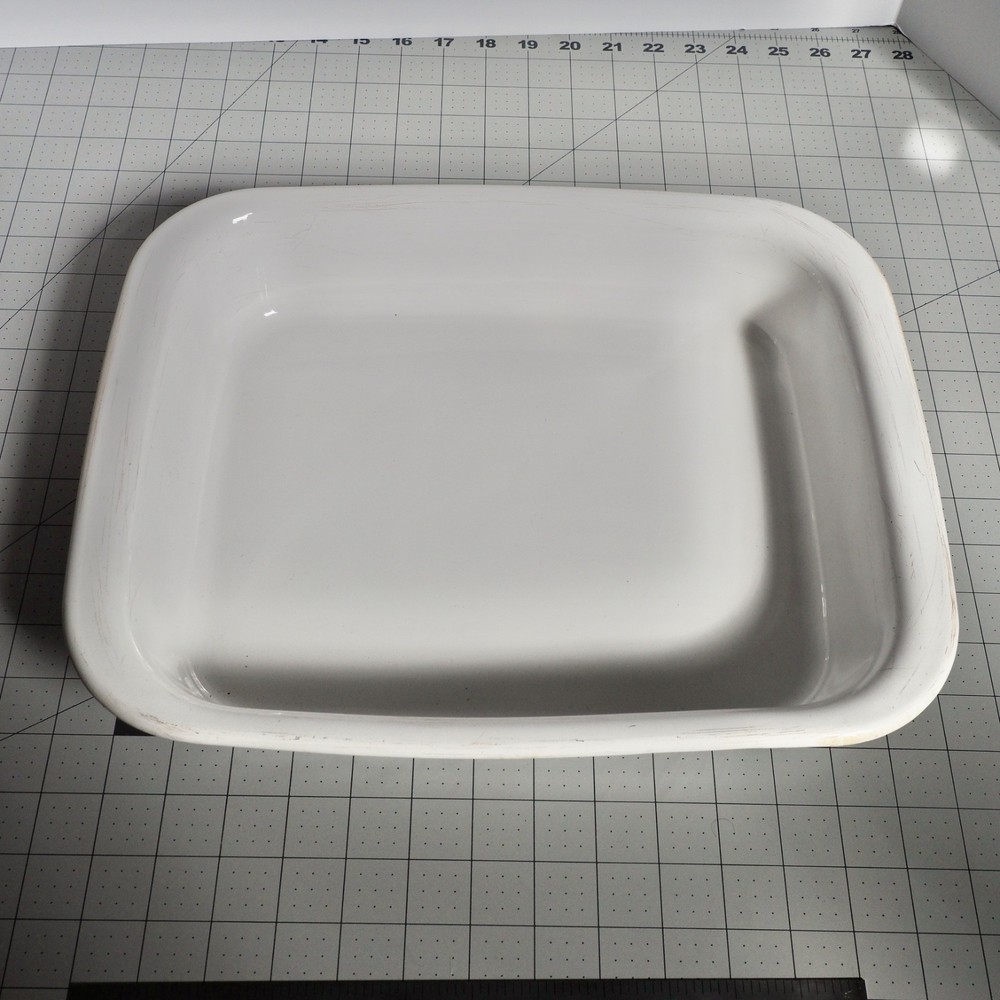Vintage CorningWare Shadow Iris A-21 Open Roaster Lasagna Baking Dish Pan