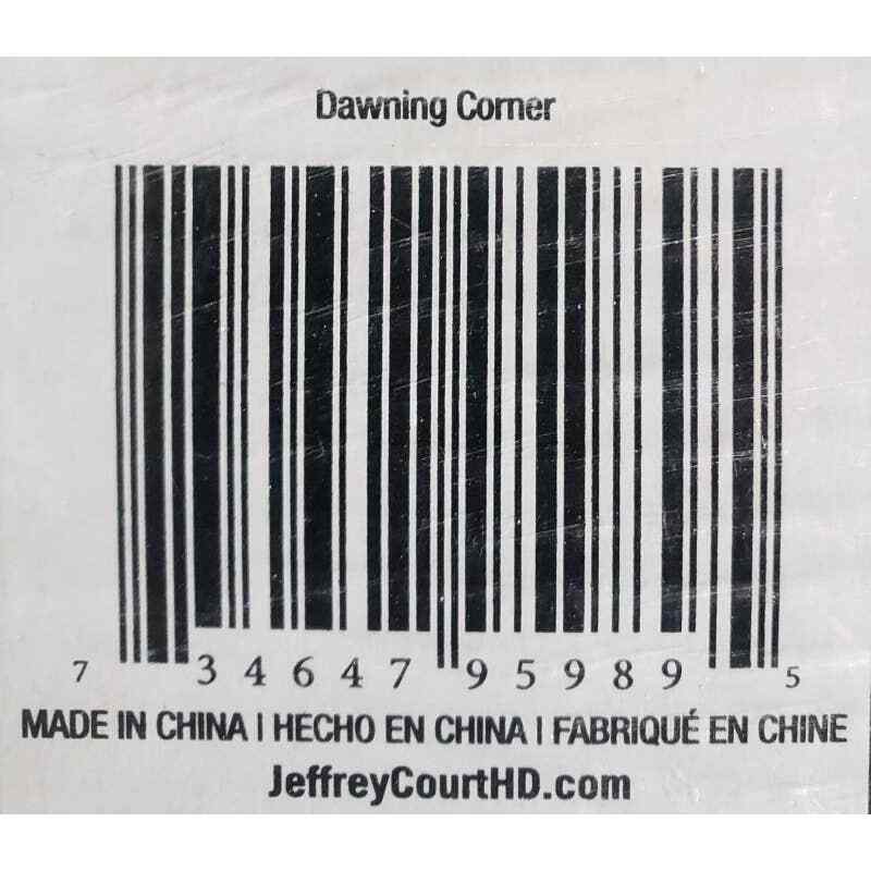 Dawning White 7.625 in. x 7.625 in. Polished Marble Wall Mount Corner Shelf Tile