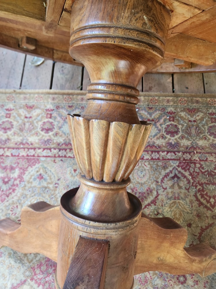 vintage handmade dining table