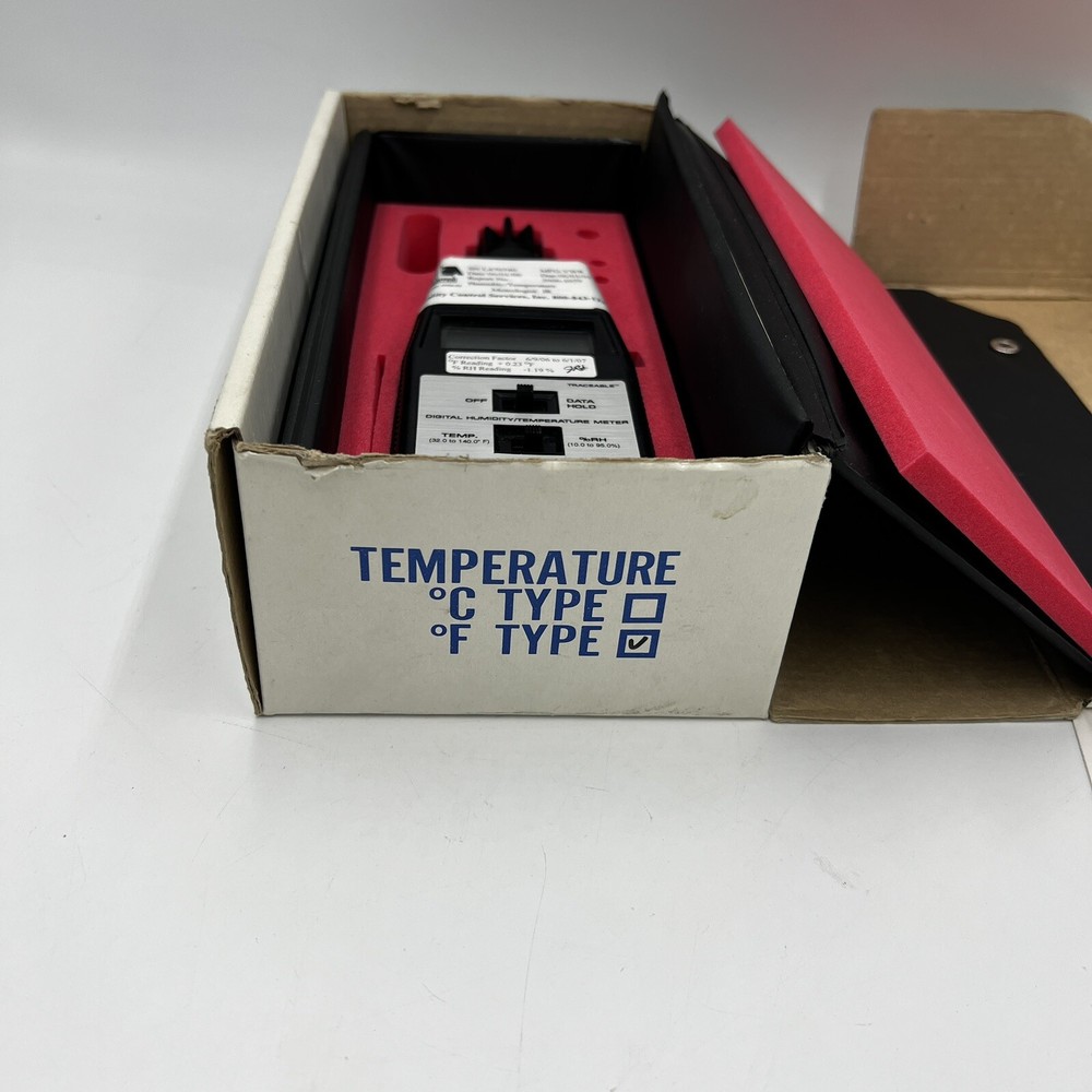 TRACEABLE VWR DIGITAL HUMIDITY TEMPERATURE METER SENSOR (262-1)