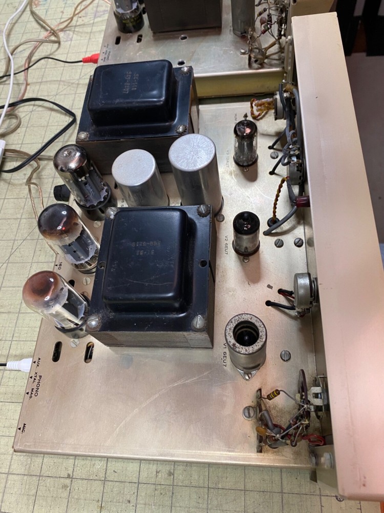 Nice Pair of Heathkit AA-23 Integrated Mono Blocks 7591 Push Pull Serviced
