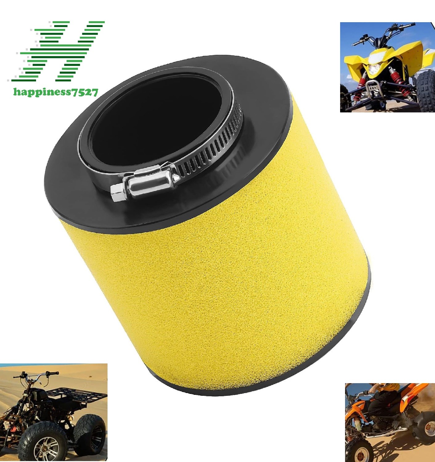Air Filter Cleaner 17254-HM8-000 For Honda Recon 250 TRX250TE 2x4 ES 2002-2016