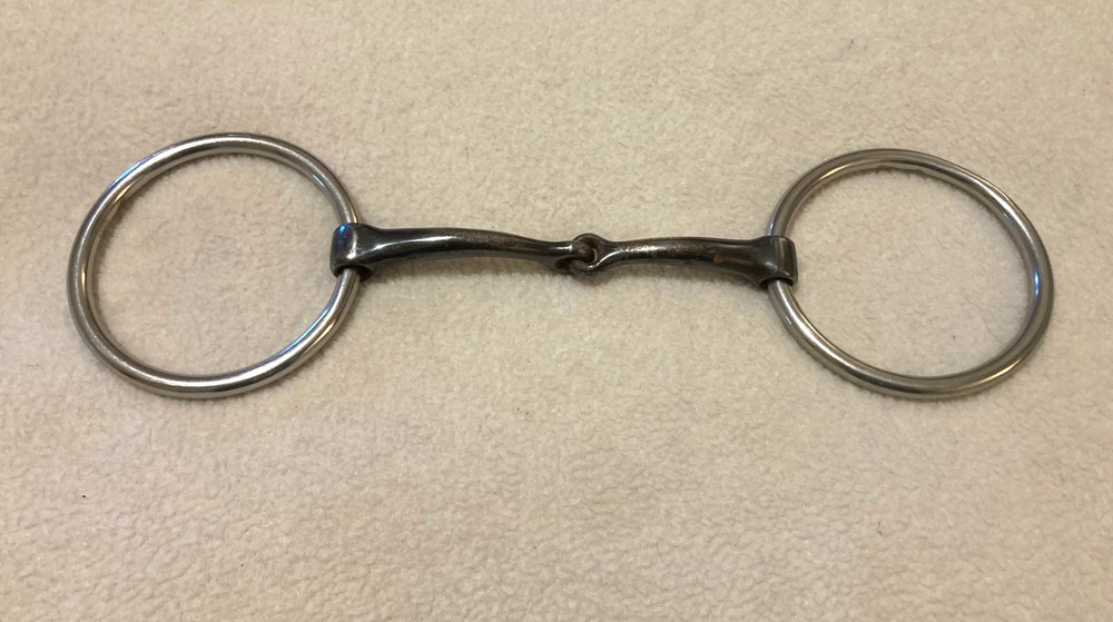 Large Loose O-Ring Sweet Iron Horse Training Snaffle Bit