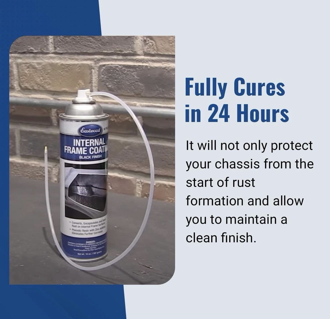 Eastwood Black Internal Frame Coating Aerosol (2 Pack)