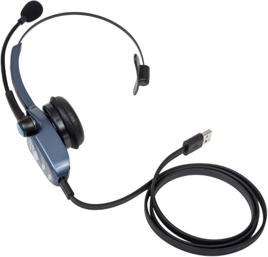 BlueParrott B250-XTS Wireless Bluetooth Headset Black Boom Microphone