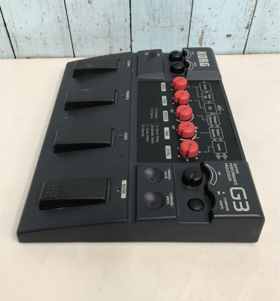 Korg G3 Guitar Multi-Effects Processor Pedal Black free shipping