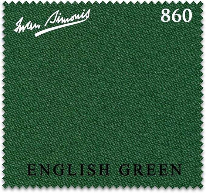 Simonis 860 Pool Table Cloth - English Green 9FT