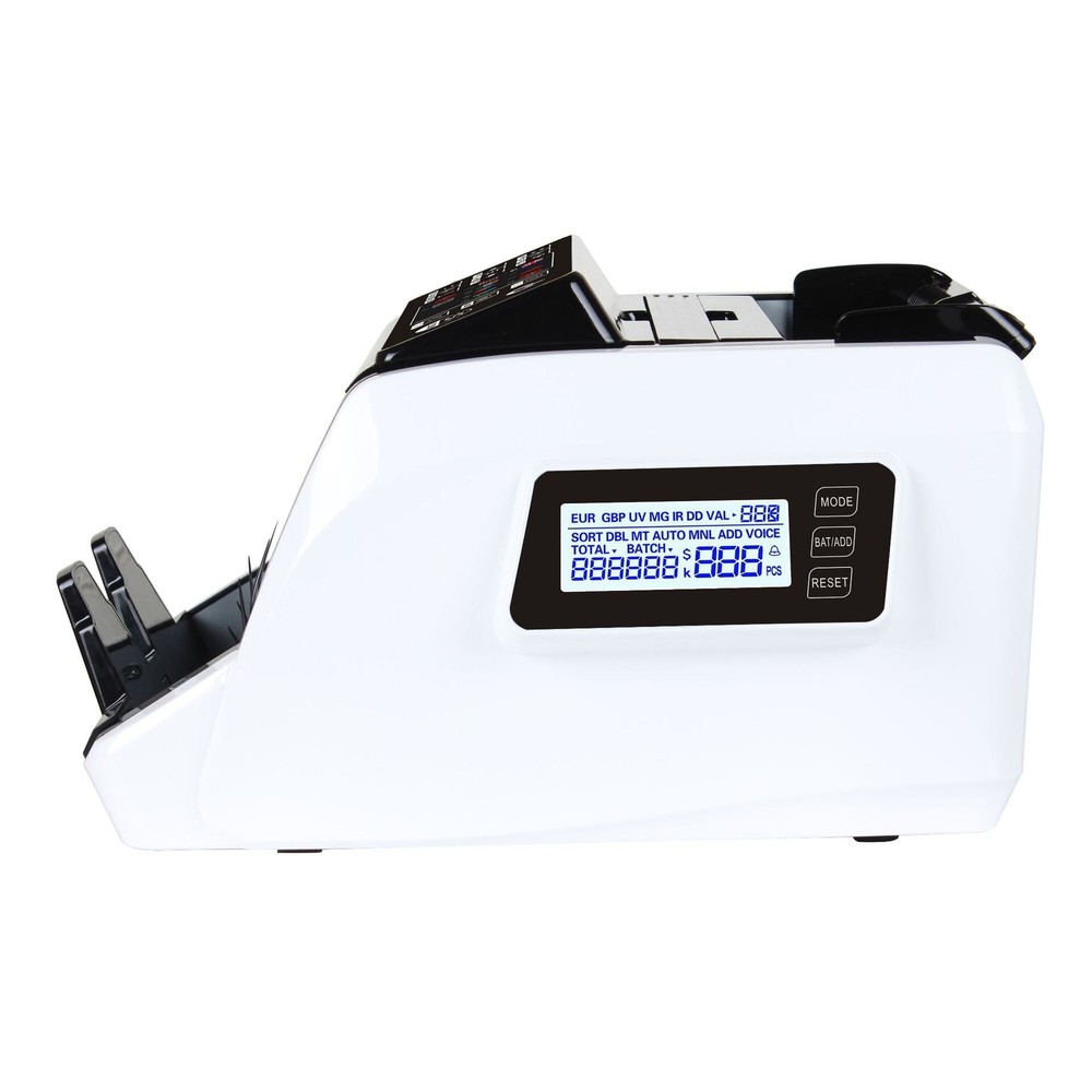 CIS Image Multi-currency Banknote Counting Machine Total Amount Detector 910