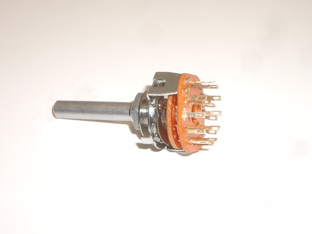 PHILMORE 30-15205 ROTARY SWITCH 2 POLE 5 POSITION OPEN FRAME BBM NON-SHORTING