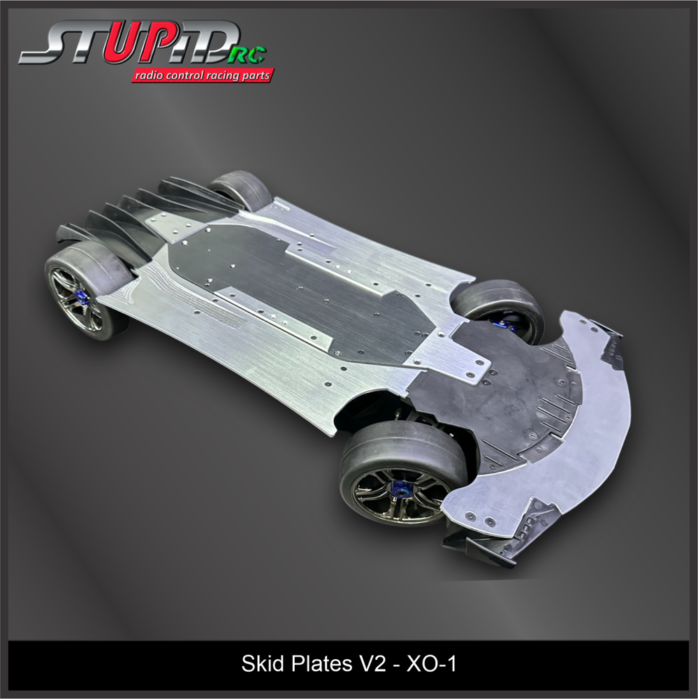 StupidRC XO-1 Compatible Skid Plates