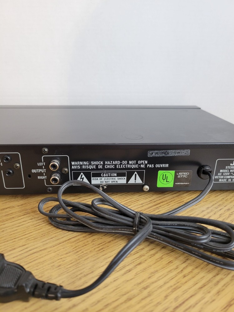 JVC AM FM Tuner FX-97BK Stereo Computer Controller LCD Multi Mode Display